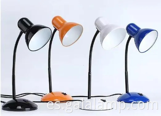 Iron Metal LED, mesa de protección para los ojos, plegado, lámpara de escritorio